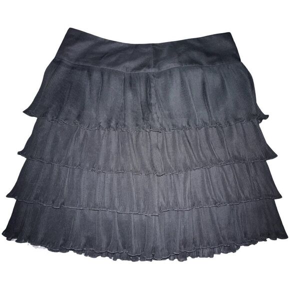 LOFT Tiered Chiffon Skirt Size 12 - Picture 1 of 11